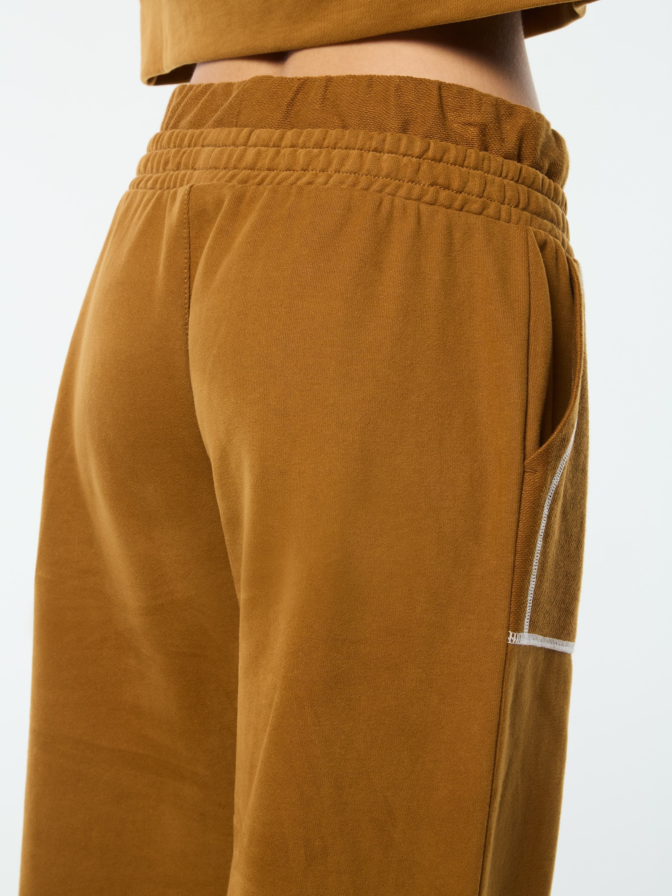 Greta Sweatpant- Bronze Brown