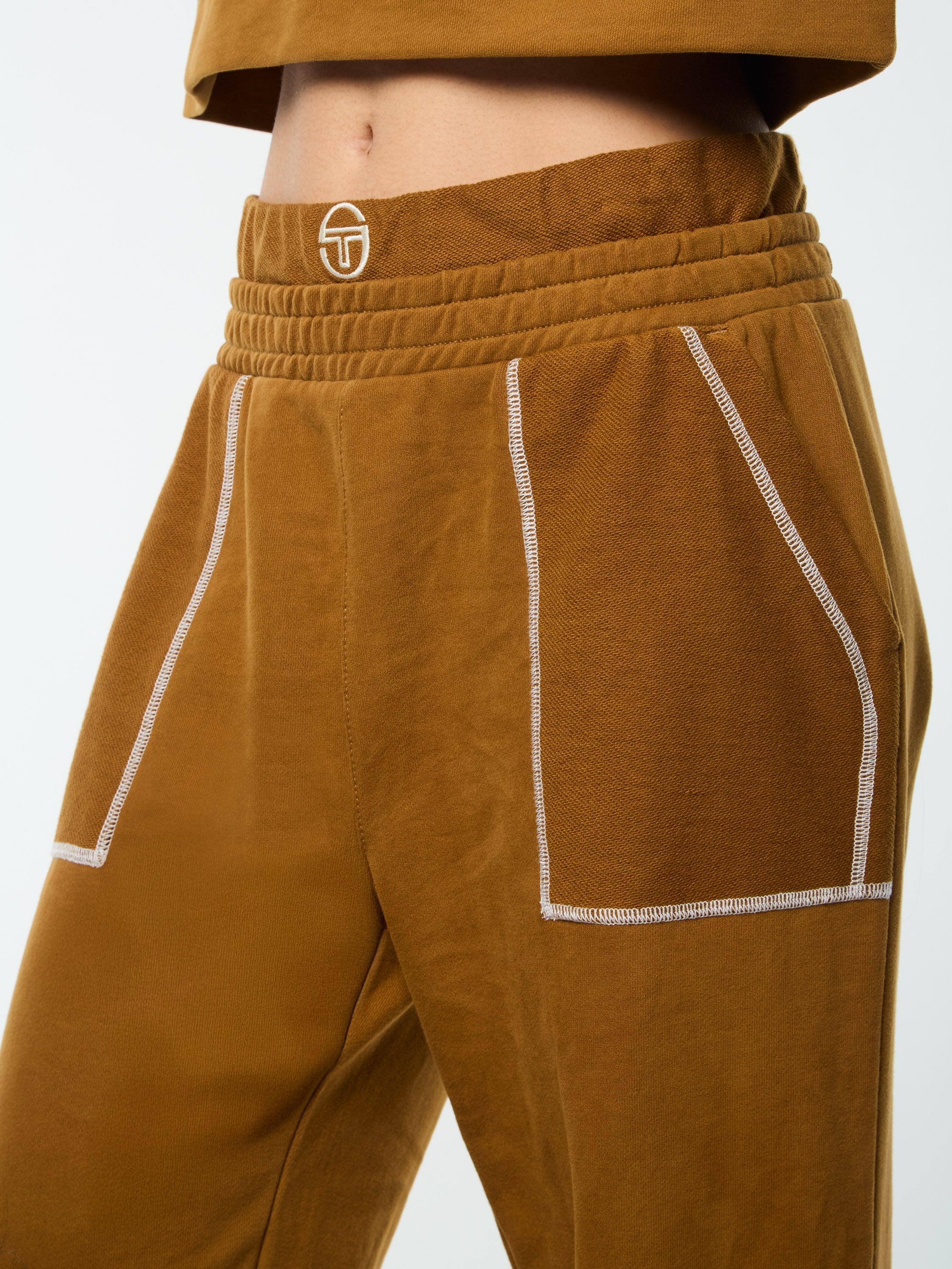 Greta Sweatpant- Bronze Brown