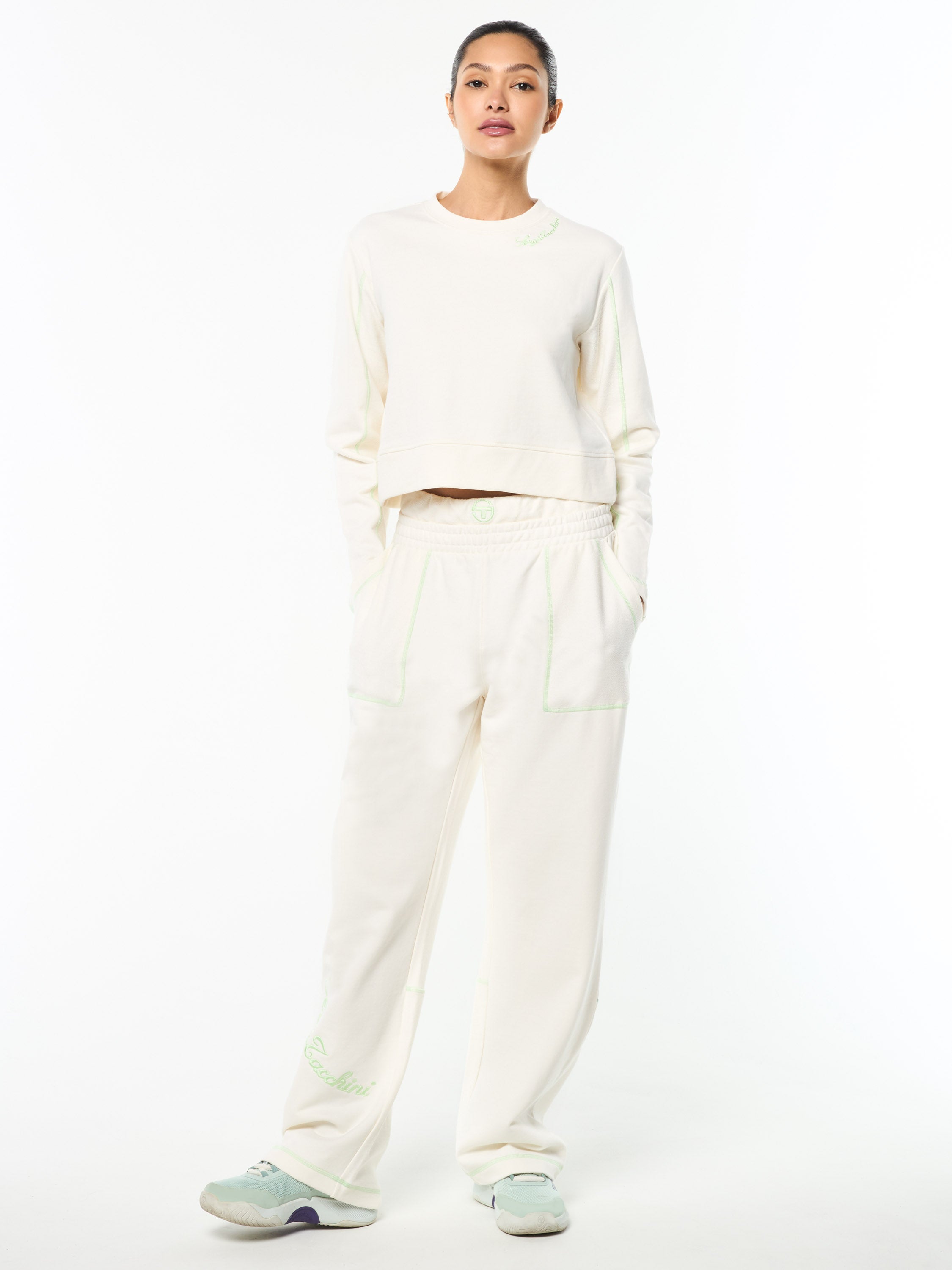 Greta Sweatpant- Gardenia