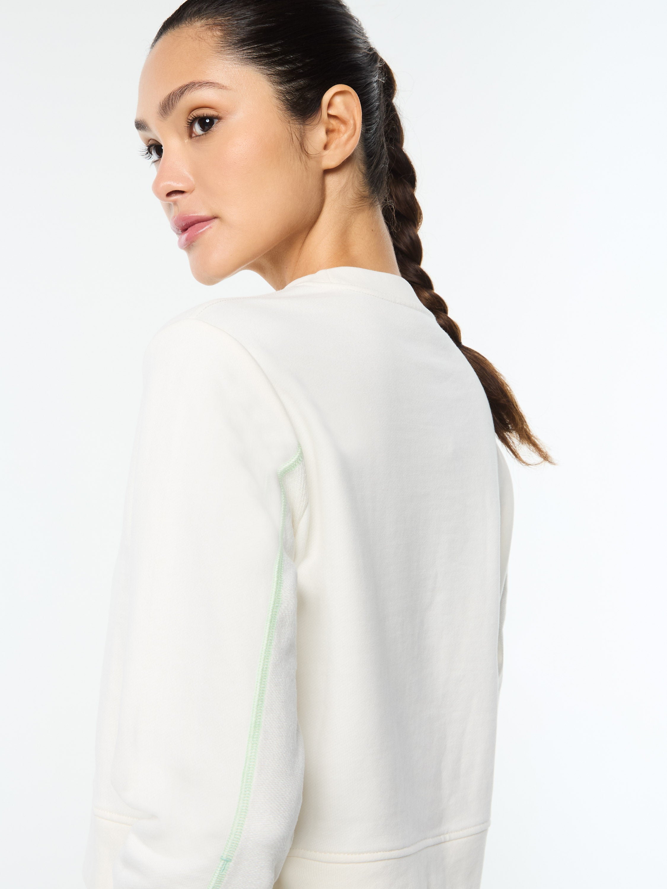 Greta Crewneck- Gardenia