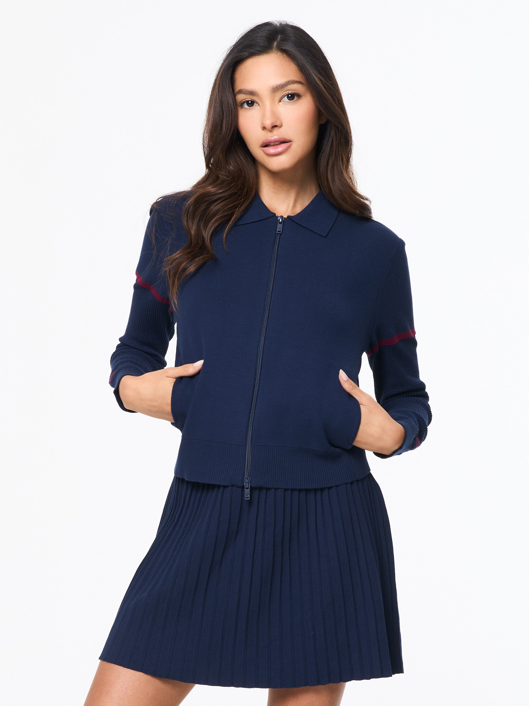 Nota Knit Jacket- Maritime Blue