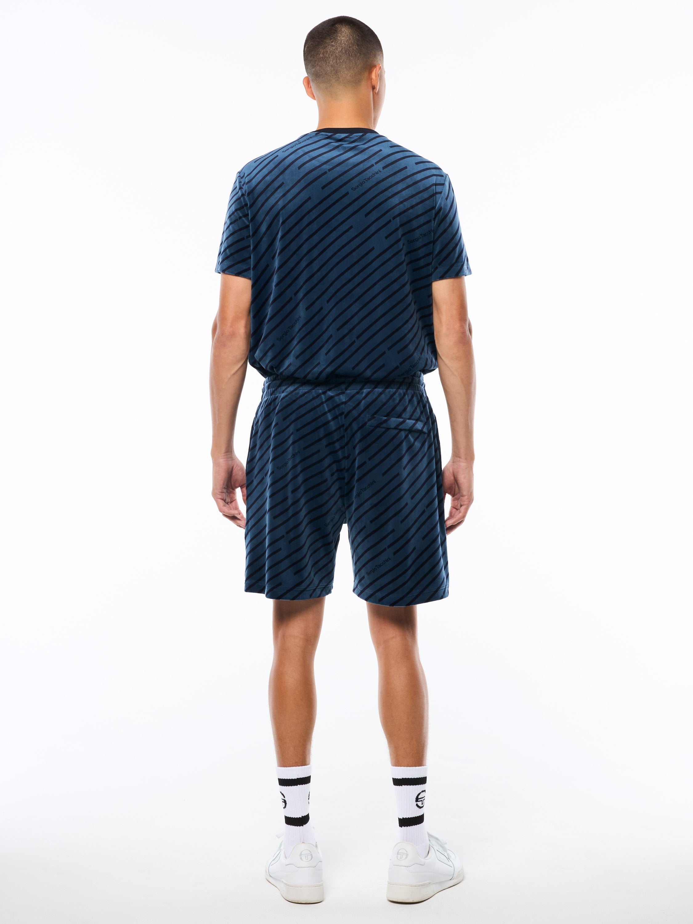 Obliquo Velour Short in Key Largo