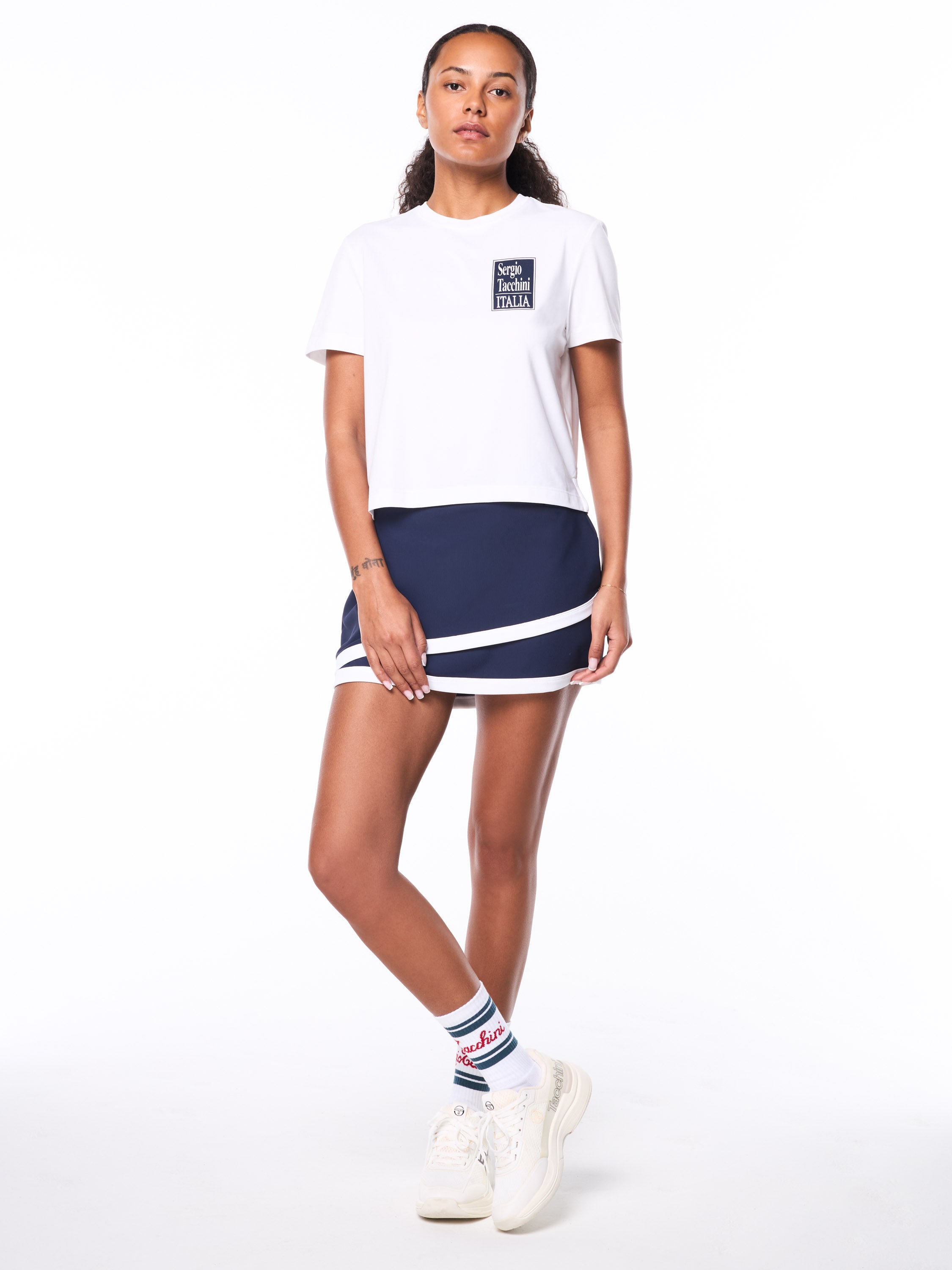 Women's Italia T-shirt-brilliant White
