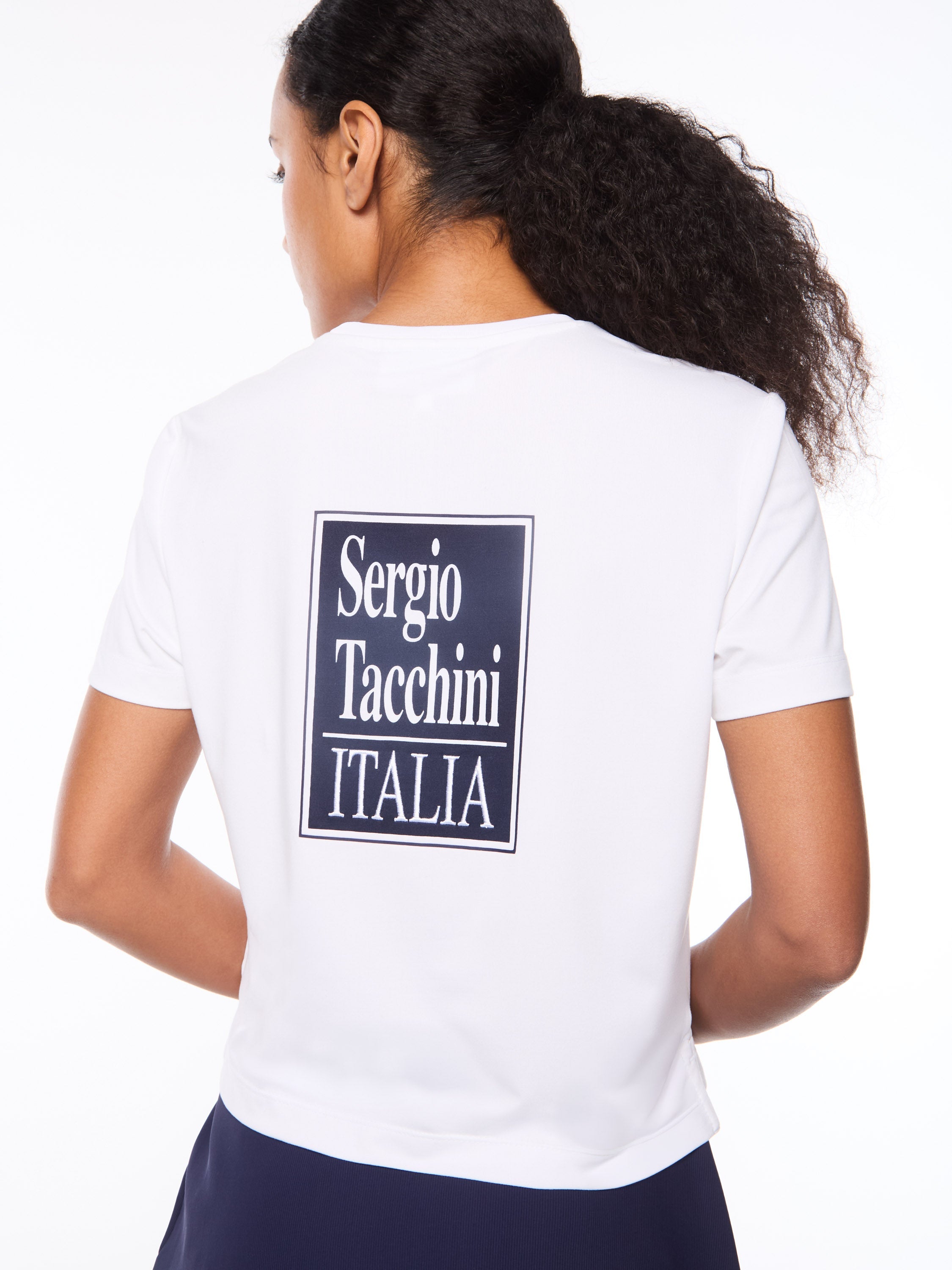 Women's Italia T-shirt-brilliant White