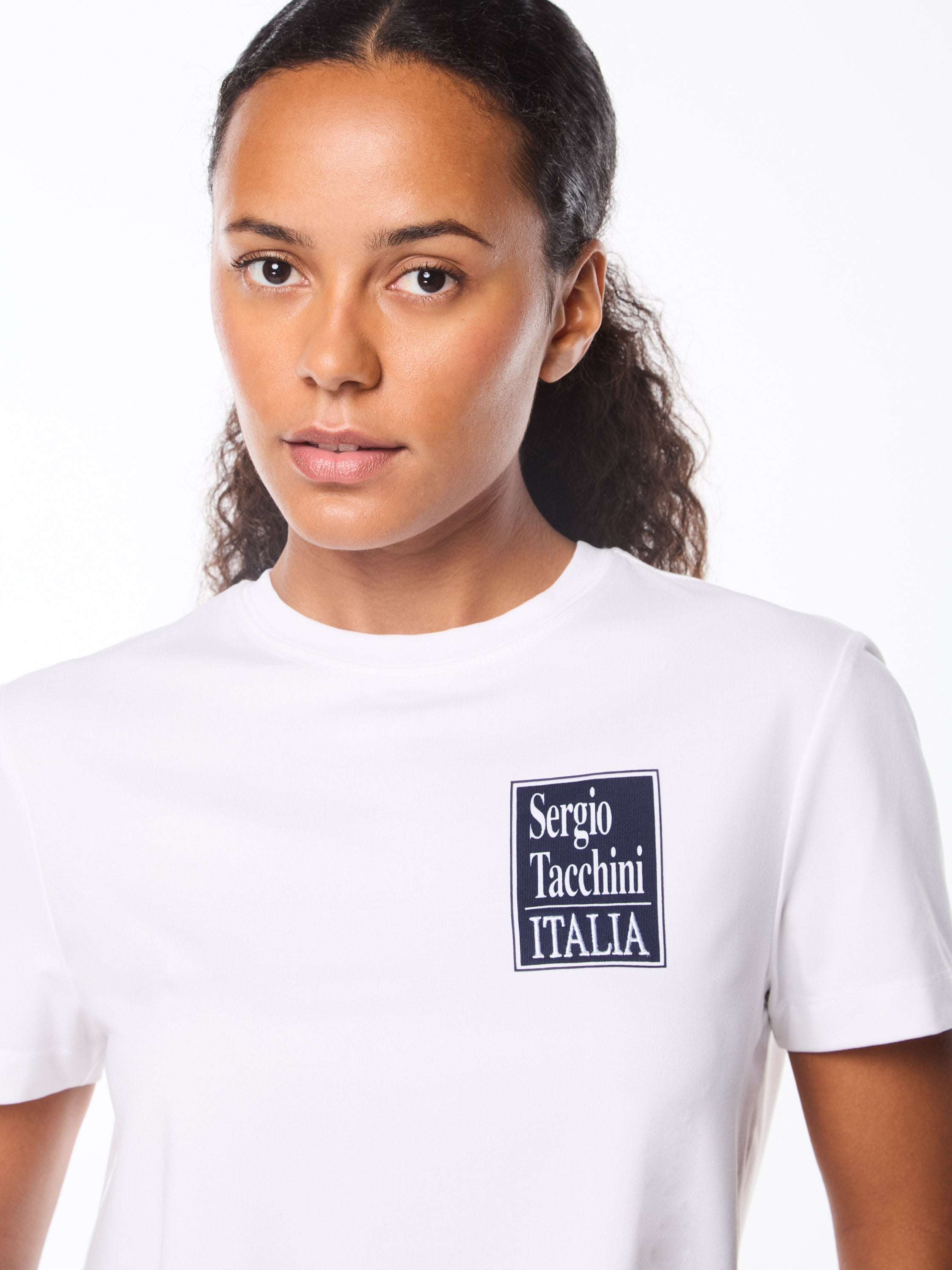Women's Italia T-shirt-brilliant White