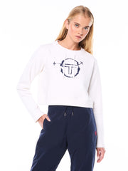 Piano Crewneck-brilliant White