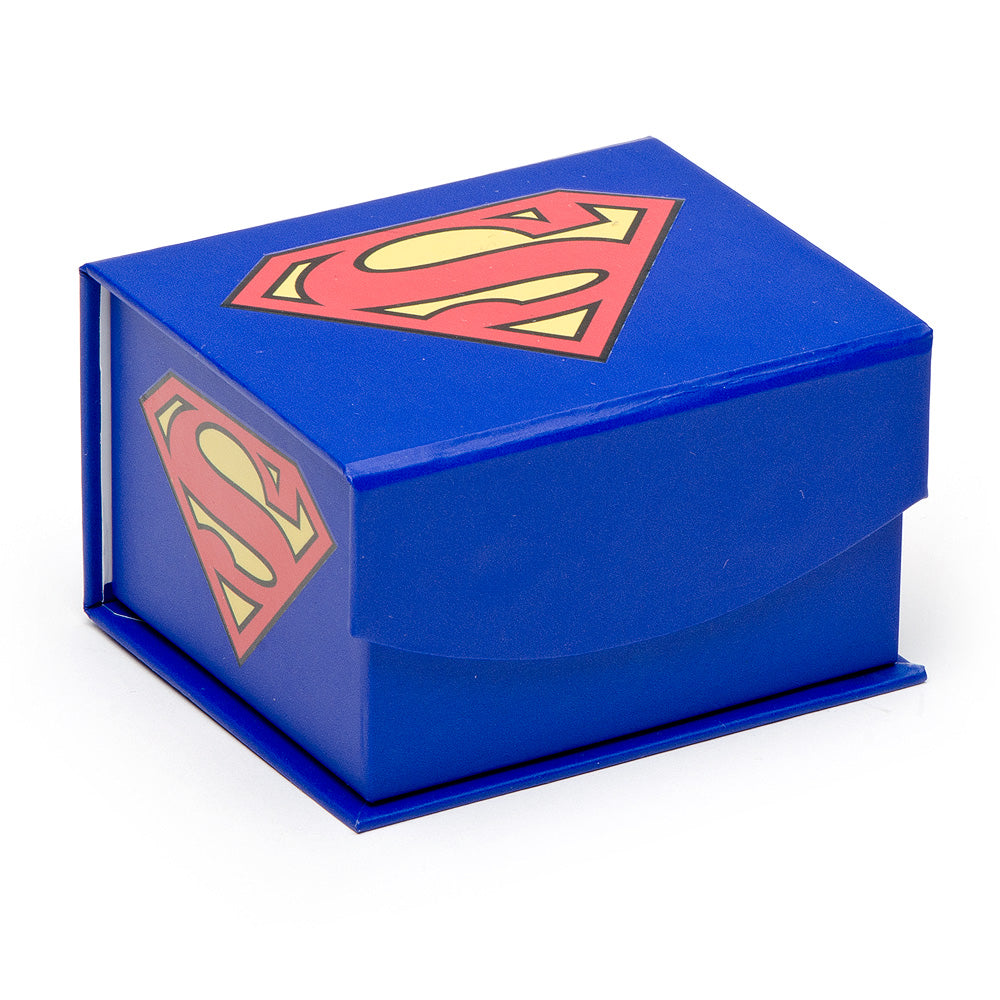 Dc Superman Black And Gold Tie Clip