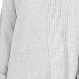 Style & Co Women's Mixed Stitch Ribbed Turtleneck Tunic Sweater Gray Size XX-Large