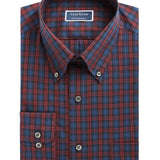 Club Room Men's Regular Fit Cotton Dress Shirt Red Size 18X34-35