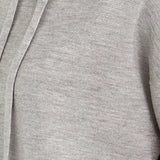 Tommy Hilfiger Women's Textured Printed Long Sleeve Crew Neck Hoodie Top Gray Size X-Large