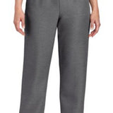 Alfred Dunner Women's Classics Pull on Straight Leg Pants Gray Size 18