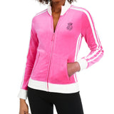 Juicy Couture Women's Heritage Logo Jacket Pink Size X-Large