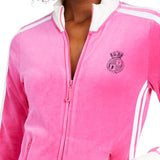 Juicy Couture Women's Heritage Logo Jacket Pink Size X-Large