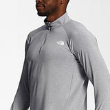 The North Face Men's Wander Quarter Zip Top Gray Size Small