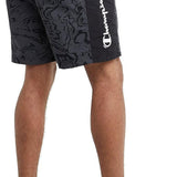 Champion Men's Printed Hybrid Water Resistant 7 Shorts Black Size X-Large