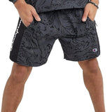 Champion Men's Printed Hybrid Water Resistant 7 Shorts Black Size X-Large