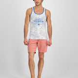 Sun + Stone Men's Surf Shop Regular Fit Graphic Tank Blue  Size Medium