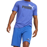 Puma Men's Essential Logo T-Shirt Blue Size Small
