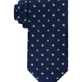 Tommy Hilfiger Men's Classic Floral Medallion Neat Tie Blue Size Regular