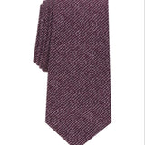 Alfani Men's Slim Textured Tie Red Size Regular