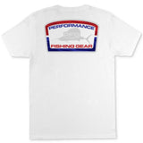 Columbia Men's Pfg Classic Fit Sailfish Logo Graphic T Shirt White Size XX-Large
