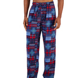 Club Room Men's Plaid Flannel Pajama Pants Blue  Size X-Large