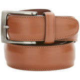 Perry Ellis Men's Leather Dress Belt Brown Size Small