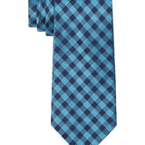 Tommy Hilfiger Men's Willard Gingham Tie Blue Size Regular