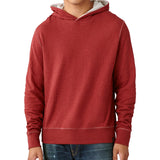 Lucky Brand Men's Duo Fold Long Sleeves Hooded Sweatshirt Red Size Small