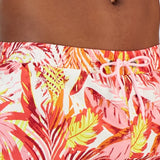 Club Room Men's Tropical Leaves Swim Trunks Pink  Size XX-Large