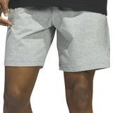 adidas Men's 7 Essentials Americana Jersey Shorts Gray Size Small