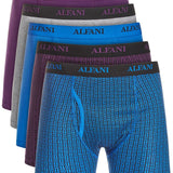Alfani Men's 5 Pk Moisture Wicking Boxer Briefs Purple Size Small