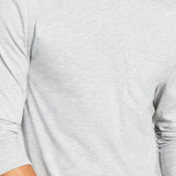 And Now This Men's Pocket Long Sleeve T Shirt Gray Size X-Large