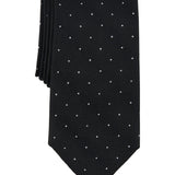 Michael Kors Men's Petru Dot Pattern Tie Black Size Regular