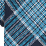 Bar III Men's Leroy Plaid Skinny Tie Blue Size Regular