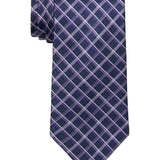 Michael Kors Men's Check Tie Purple Size Regular