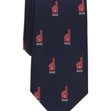 Club Room Men's Classic 1 Dad Father's Day Tie Blue Size Regular