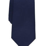 Club Room Men's Holt Solid Tie  Blue Size Regular