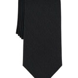 Michael Kors Men's Bronson Solid Tie Black Size Regular