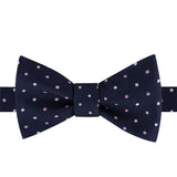 Tommy Hilfiger Men's Multi-Dot Self-Tie Silk Bow Tie Blue Size Regular