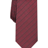 Alfani Men's Vendetta Grid Tie Red  Size Regular