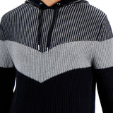 Inc International Concepts Men's Colorblocked Hoodie Sweater Black Size M
