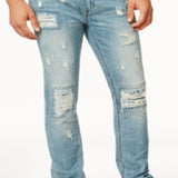 American Rag Men's Vintage Wash Distressed Jeans Blue Size 31x32