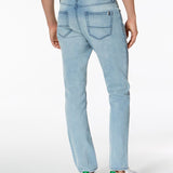 American Rag Men's Slim-Fit Stretch Destroyed Moto Jeans Blue Size 31x32