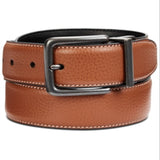 Perry Ellis Portfolio 35 Mm Casual Reversible Belt Brown Size 32 Reg