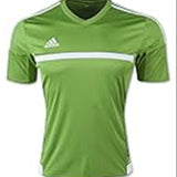 Adidas MLS 15 Match Youth Soccer Jersey L Rave Green-White Green Size L