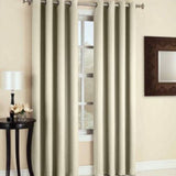 Sun Zero Maximus Woven Vertical Stripe Blackout 54 x 63 Curtain Panel Bedding