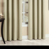 Sun Zero Maximus Woven Vertical Stripe Blackout 54 x 63 Curtain Panel Bedding