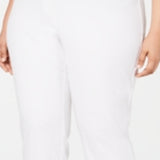 Alfani Women's Hollywood Waist Pants White Size 18W