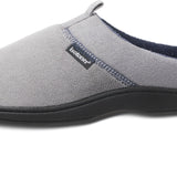 Isotoner Men's Jared Hoodback Memory Foam Slippers Gray Size 2XL